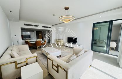 Apartment - 1 Bedroom - 1 Bathroom for rent in Lusail Marina Heights - Marina District - Lusail