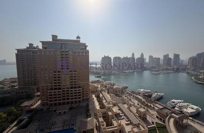 Apartment - 1 Bedroom - 2 Bathrooms for rent in West Porto Drive - Porto Arabia - The Pearl Island - Doha Apartment - 1 Bedroom - 2 Bathrooms for rent in West Porto Drive - Porto Arabia - The Pearl Island - Doha