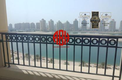 Apartment - 1 Bedroom - 2 Bathrooms for rent in Viva West - Viva Bahriyah - The Pearl Island - Doha