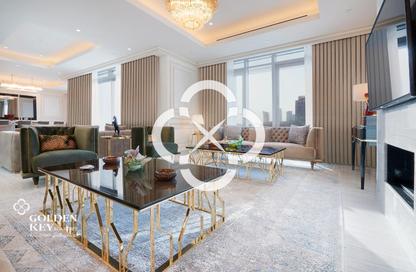 Villa - 5 Bedrooms - 6 Bathrooms for rent in Abraj Bay - Abraj Quartiers - The Pearl Island - Doha