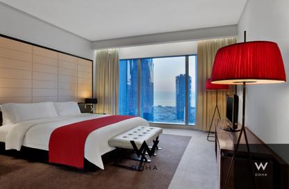 Apartment - 2 - 2 for rent in W Doha Hotel  and  Residences - Diplomatic Street - West Bay - Doha