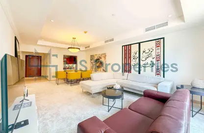 شقة - غرفة نوم - 2 حمامات للايجار في طريق بورتو الغربي - بورتو أرابيا - جزيرة اللؤلؤة - الدوحة