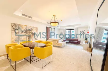 شقة - غرفة نوم - 2 حمامات للايجار في طريق بورتو الغربي - بورتو أرابيا - جزيرة اللؤلؤة - الدوحة