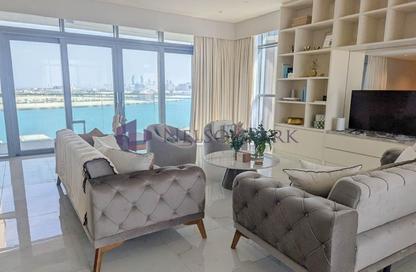 Apartment - 1 Bedroom - 2 Bathrooms for rent in Seef Lusail Tower 1 - Seef Lusail - Lusail City - Lusail