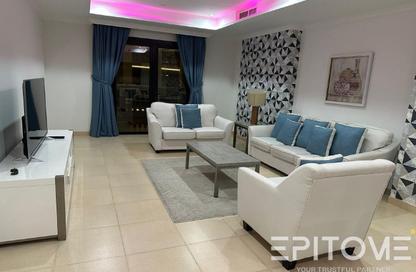 Apartment - 1 Bedroom - 2 Bathrooms for rent in Tower 5 - Porto Arabia - The Pearl Island - Doha