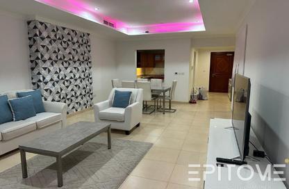 Apartment - 1 Bedroom - 2 Bathrooms for rent in Tower 5 - Porto Arabia - The Pearl Island - Doha