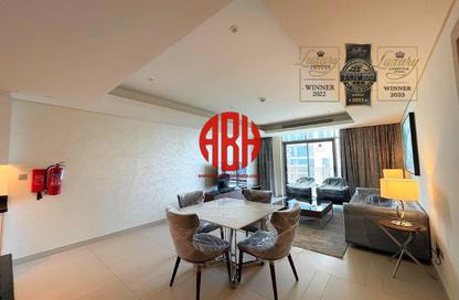 Apartment - 1 Bedroom - 2 Bathrooms for rent in Abraj Bay - Abraj Quartiers - The Pearl Island - Doha