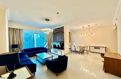 Apartment - 2 Bedrooms - 4 Bathrooms for rent in West Bay Tower - West Bay - West Bay - Doha