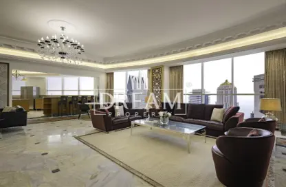 Apartment - 4 Bedrooms - 5 Bathrooms for rent in Dusit Hotel  and  Suites Doha - Diplomatic Street - West Bay - Doha