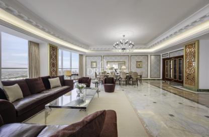 Apartment - 4 Bedrooms - 5 Bathrooms for rent in Dusit Hotel  and  Suites Doha - Diplomatic Street - West Bay - Doha