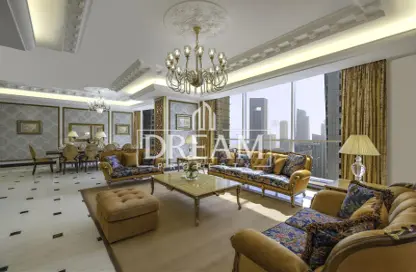 Penthouse - 3 Bedrooms - 4 Bathrooms for rent in West Bay Tower - West Bay - West Bay - Doha