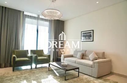 شقة - غرفة نوم - 2 حمامات للايجار في منطقة المارينا - الوسيل