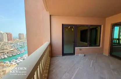 Apartment - 3 Bedrooms - 4 Bathrooms for rent in West Porto Drive - Porto Arabia - The Pearl Island - Doha