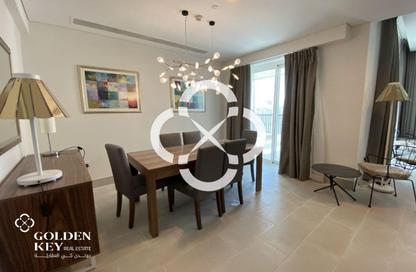 Duplex - 3 Bedrooms - 5 Bathrooms for rent in Viva West - Viva Bahriyah - The Pearl Island - Doha