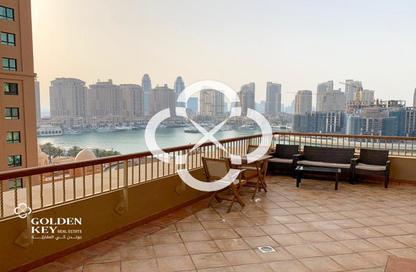 Apartment - 1 Bedroom - 2 Bathrooms for rent in West Porto Drive - Porto Arabia - The Pearl Island - Doha
