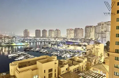 شقة - غرفة نوم - 2 حمامات للايجار في برج 16 - بورتو أرابيا - جزيرة اللؤلؤة - الدوحة