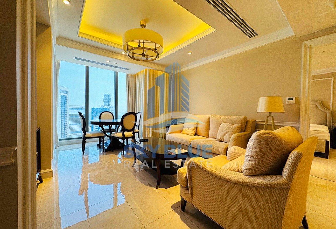 Modern 1 BHK in West Bay | Parking and Sea View