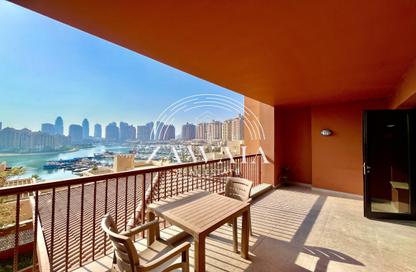 Apartment - 2 Bedrooms - 2 Bathrooms for rent in West Porto Drive - Porto Arabia - The Pearl Island - Doha