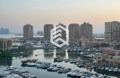 Apartment - 1 Bedroom - 2 Bathrooms for rent in East Porto Drive - Porto Arabia - The Pearl Island - Doha