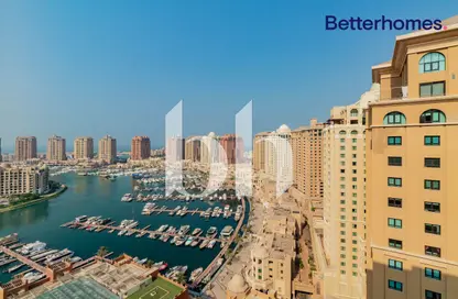 Apartment - 1 Bedroom - 2 Bathrooms for rent in West Porto Drive - Porto Arabia - The Pearl Island - Doha