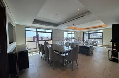 دوبلكس - 3 غرف نوم - 4 حمامات للايجار في ابراج باي - منطقة الأبراج - جزيرة اللؤلؤة - الدوحة