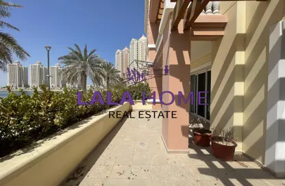 Townhouse - 1 Bedroom - 2 Bathrooms for rent in Viva East - Viva Bahriyah - The Pearl Island - Doha