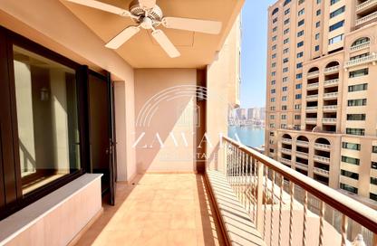 Apartment - 2 Bedrooms - 3 Bathrooms for rent in East Porto Drive - Porto Arabia - The Pearl Island - Doha