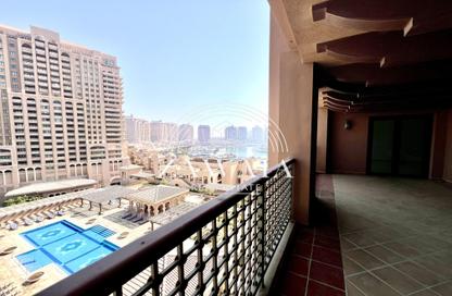 Apartment - 2 Bedrooms - 3 Bathrooms for rent in East Porto Drive - Porto Arabia - The Pearl Island - Doha