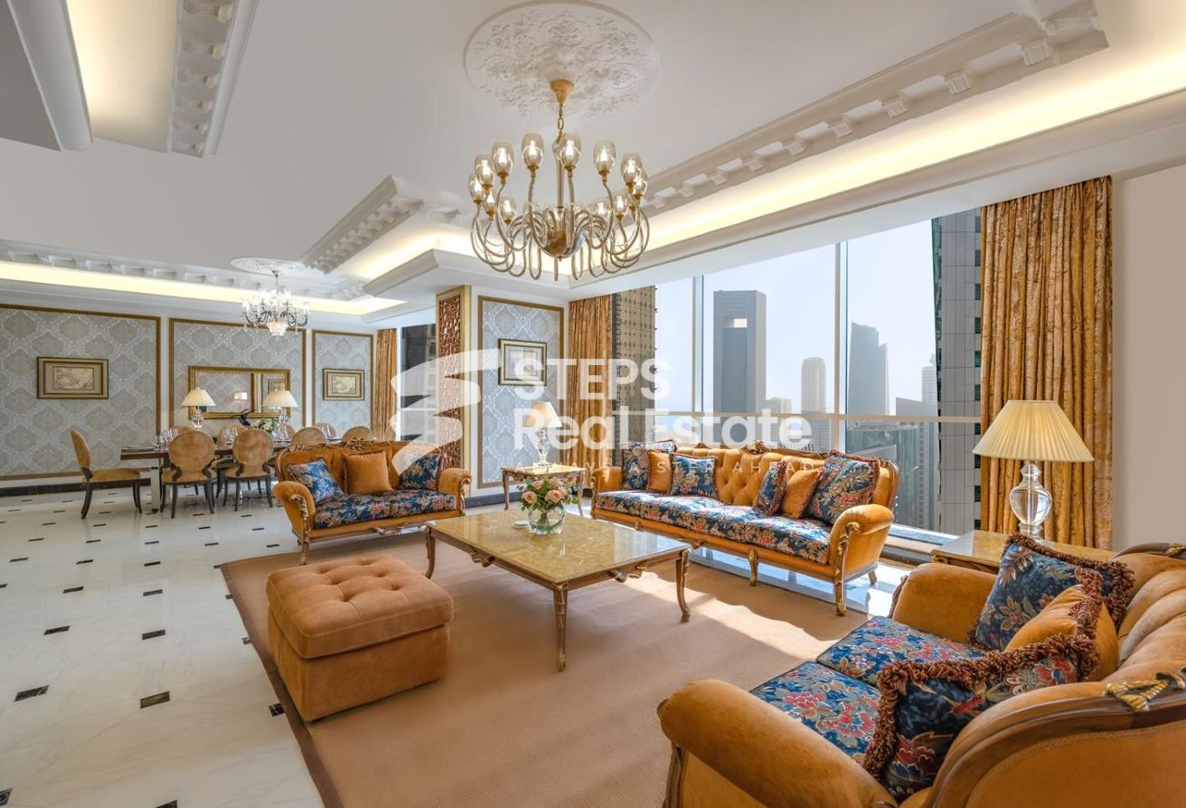 Luxurious 3 BHK Duplex Penthouse with Maids Room - apartment in Diplomatic Street
