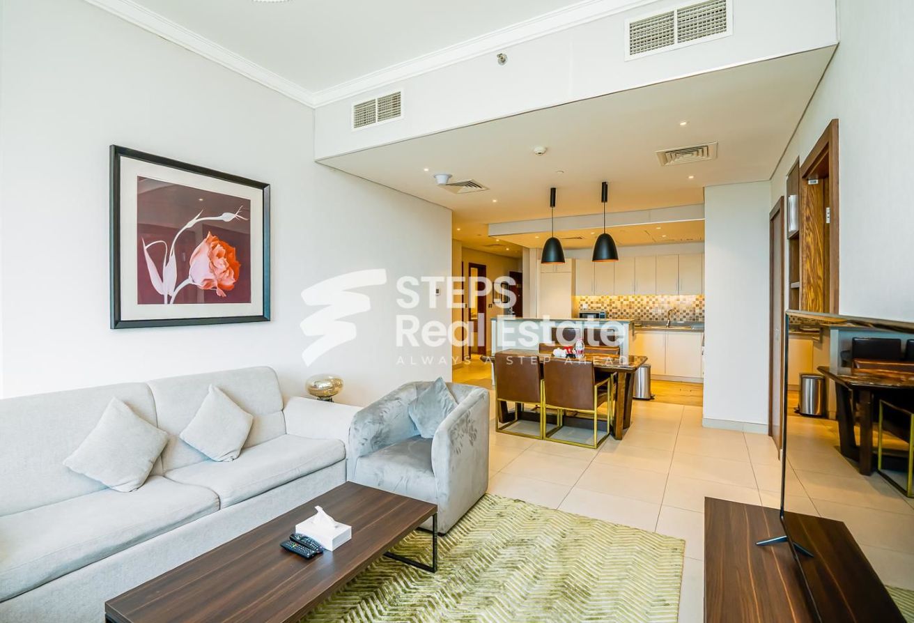 Stunning Studio with Balcony in The Pearl