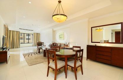 Apartment - 1 Bedroom - 2 Bathrooms for rent in East Porto Drive - Porto Arabia - The Pearl Island - Doha