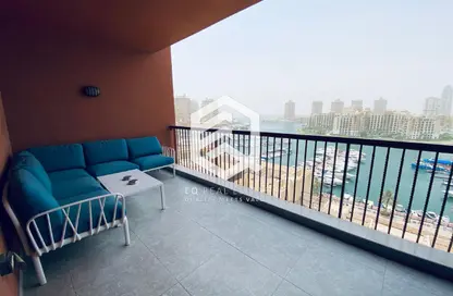 Apartment - 2 Bedrooms - 2 Bathrooms for sale in East Porto Drive - Porto Arabia - The Pearl Island - Doha Apartment - 2 Bedrooms - 2 Bathrooms for sale in East Porto Drive - Porto Arabia - The Pearl Island - Doha
