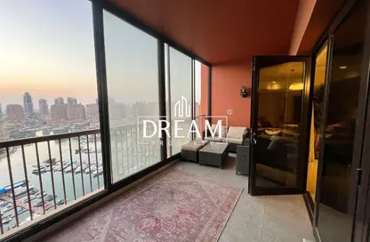 Apartment - 3 Bedrooms - 4 Bathrooms for rent in East Porto Drive - Porto Arabia - The Pearl Island - Doha