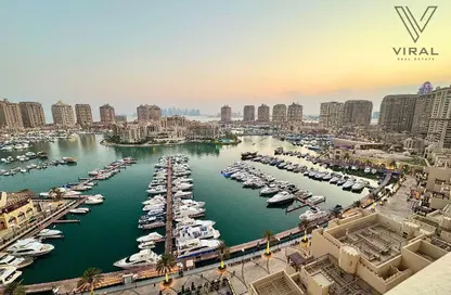 شقة - 2 غرف نوم - 3 حمامات للايجار في برج 16 - بورتو أرابيا - جزيرة اللؤلؤة - الدوحة