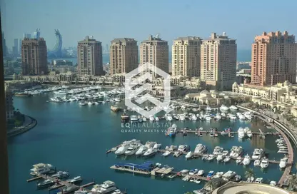 Apartment - 1 Bedroom - 2 Bathrooms for rent in West Porto Drive - Porto Arabia - The Pearl Island - Doha