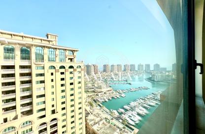 Apartment - 1 Bedroom - 2 Bathrooms for rent in West Porto Drive - Porto Arabia - The Pearl Island - Doha