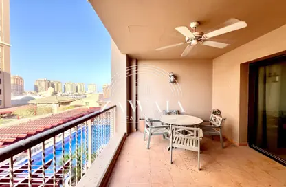 شقة - غرفة نوم - 2 حمامات للايجار في طريق بورتو الشرقي - بورتو أرابيا - جزيرة اللؤلؤة - الدوحة