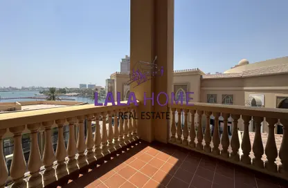 Apartment - 1 Bedroom - 2 Bathrooms for rent in East Porto Drive - Porto Arabia - The Pearl Island - Doha Apartment - 1 Bedroom - 2 Bathrooms for rent in East Porto Drive - Porto Arabia - The Pearl Island - Doha