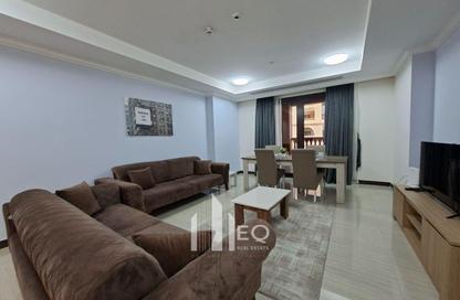Apartment - 1 Bedroom - 2 Bathrooms for rent in East Porto Drive - Porto Arabia - The Pearl Island - Doha
