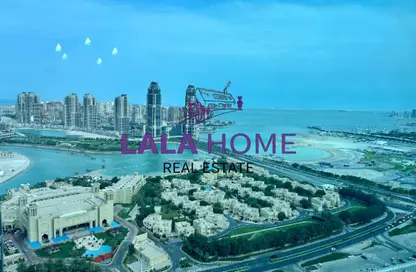 شقة - 2 غرف نوم - 3 حمامات للايجار في برج زجزاج  ب - أبراج زجزاج - الخليج الغربي - الدوحة