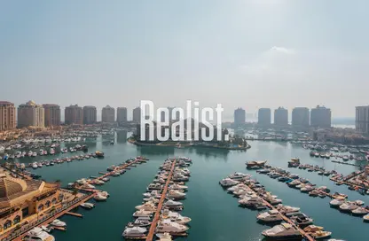 شقة - 2 غرف نوم - 3 حمامات للبيع في طريق بورتو الغربي - بورتو أرابيا - جزيرة اللؤلؤة - الدوحة