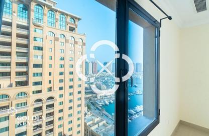 Apartment - 1 Bedroom - 2 Bathrooms for rent in East Porto Drive - Porto Arabia - The Pearl Island - Doha