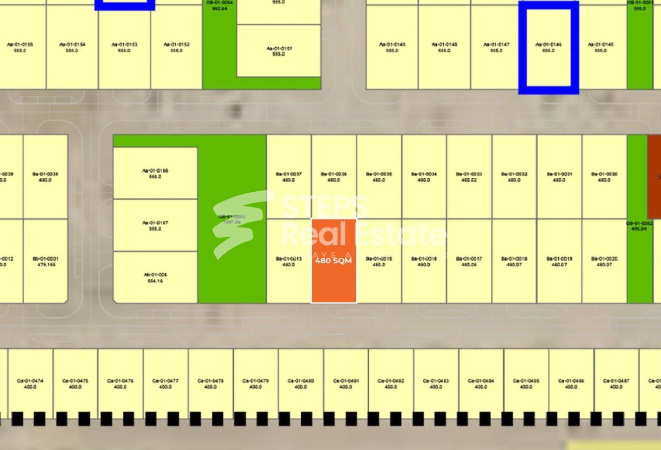 Land for Residential Villa in Huzoom Lusail - land in Huzoom Villas