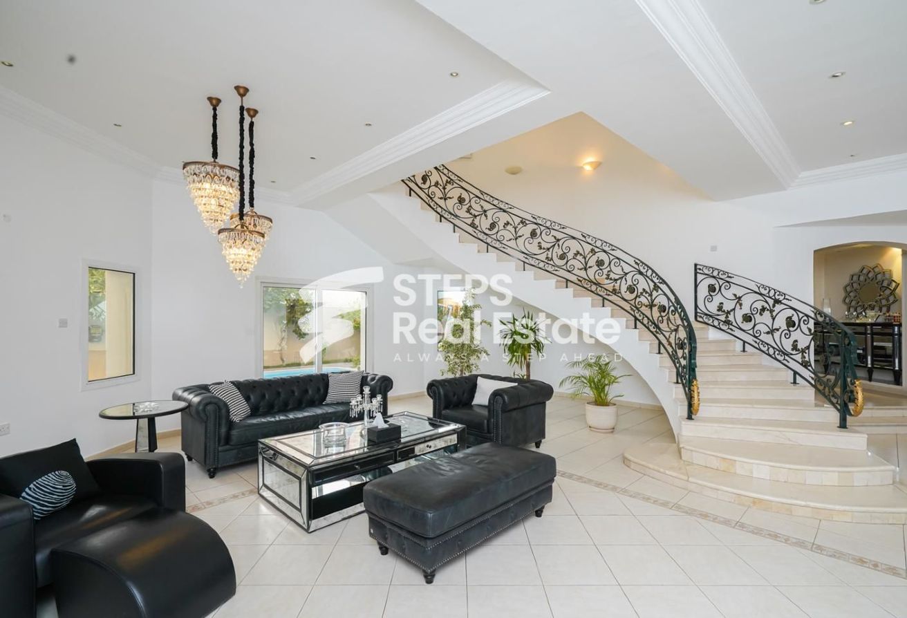 Luxurious Semi Furnished Villa for Sale  - villa in Legtaifiya Lagoon