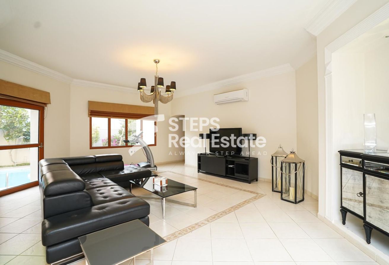 Luxurious Semi Furnished Villa for Sale  - villa in Legtaifiya Lagoon