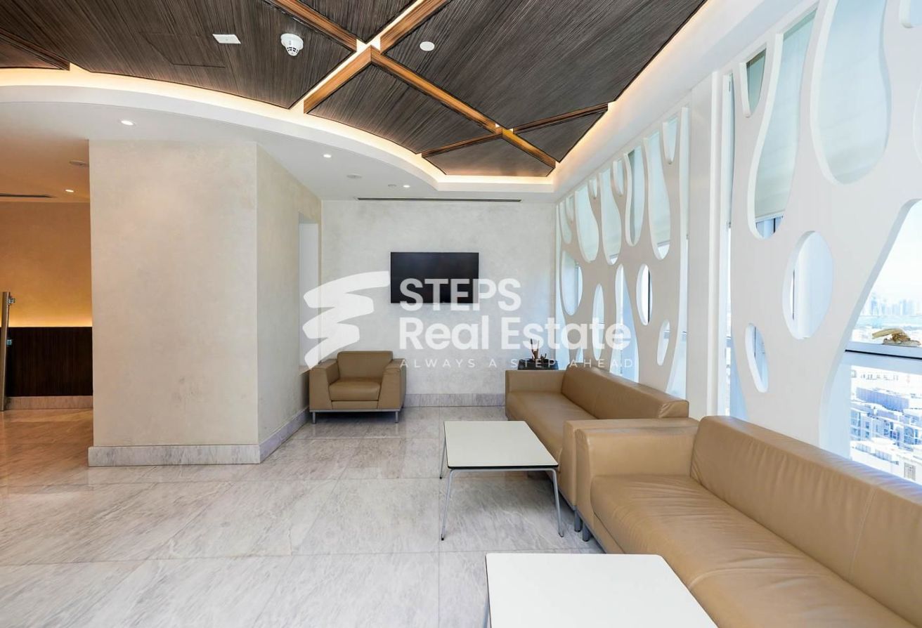 Furnished Office in Al Sadd with 2 Months GP - office-space in Al Sadd Road