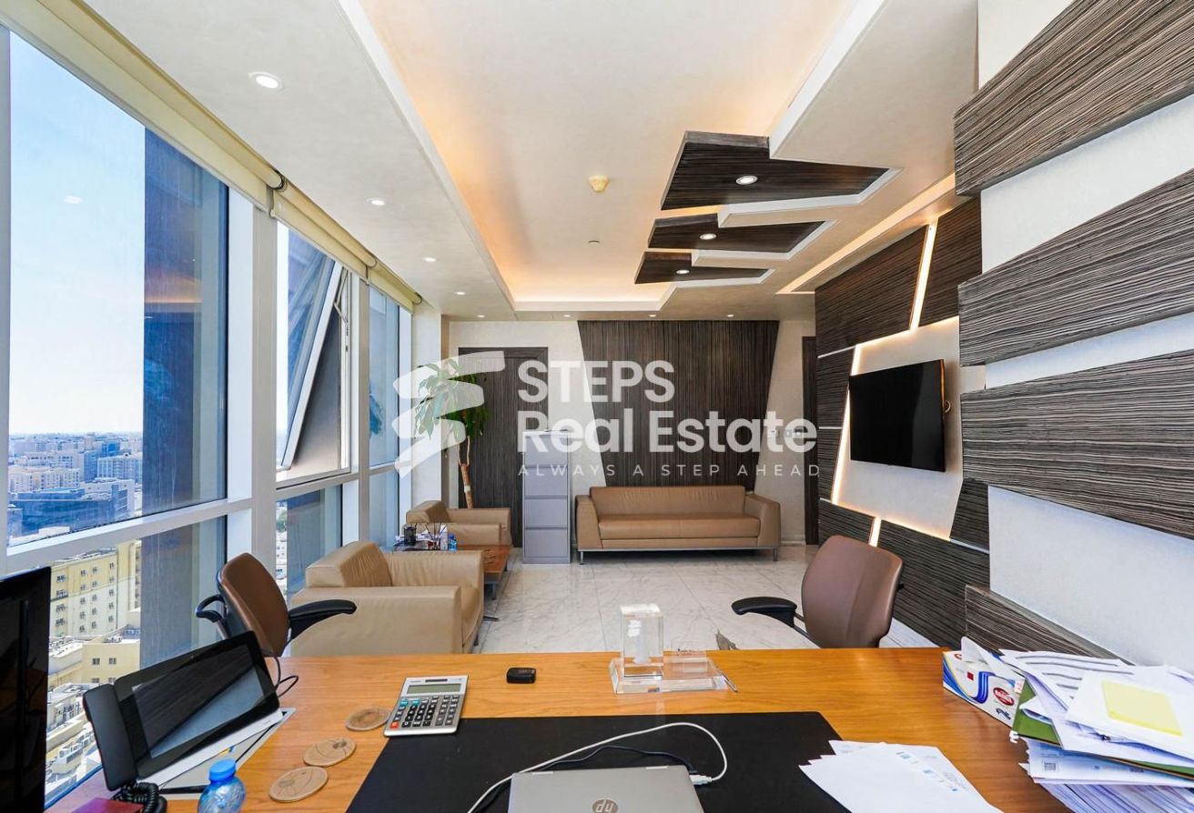 Furnished Office in Al Sadd with 2 Months GP - office-space in Al Sadd Road