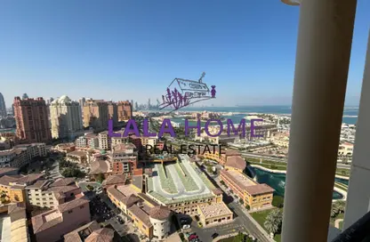 Apartment - 2 Bedrooms - 3 Bathrooms for rent in Viva East - Viva Bahriyah - The Pearl Island - Doha