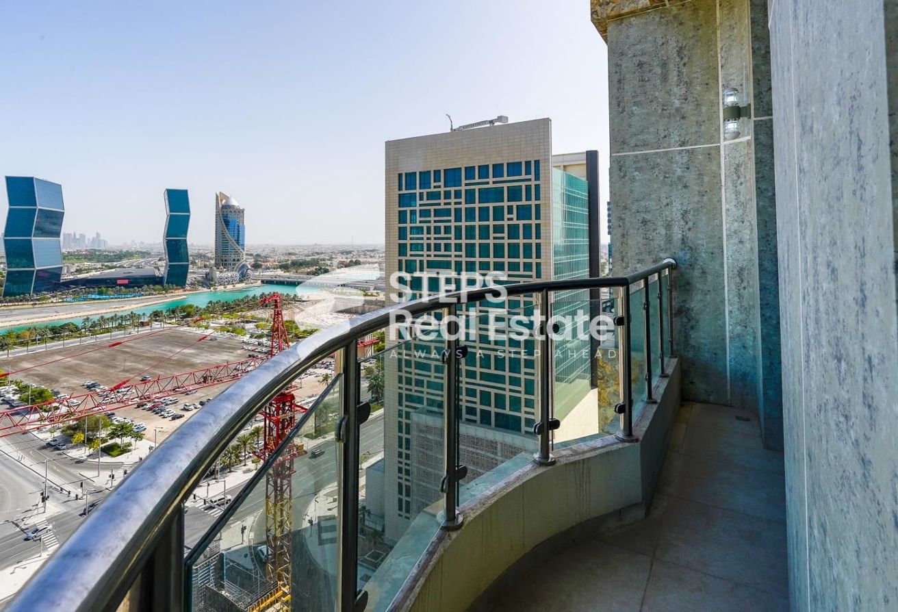 2BHK Flat with Balcony for Sale in Lusail Marina - apartment in Lusail Residence