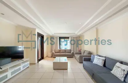 شقة - غرفة نوم - 2 حمامات للايجار في طريق بورتو الغربي - بورتو أرابيا - جزيرة اللؤلؤة - الدوحة